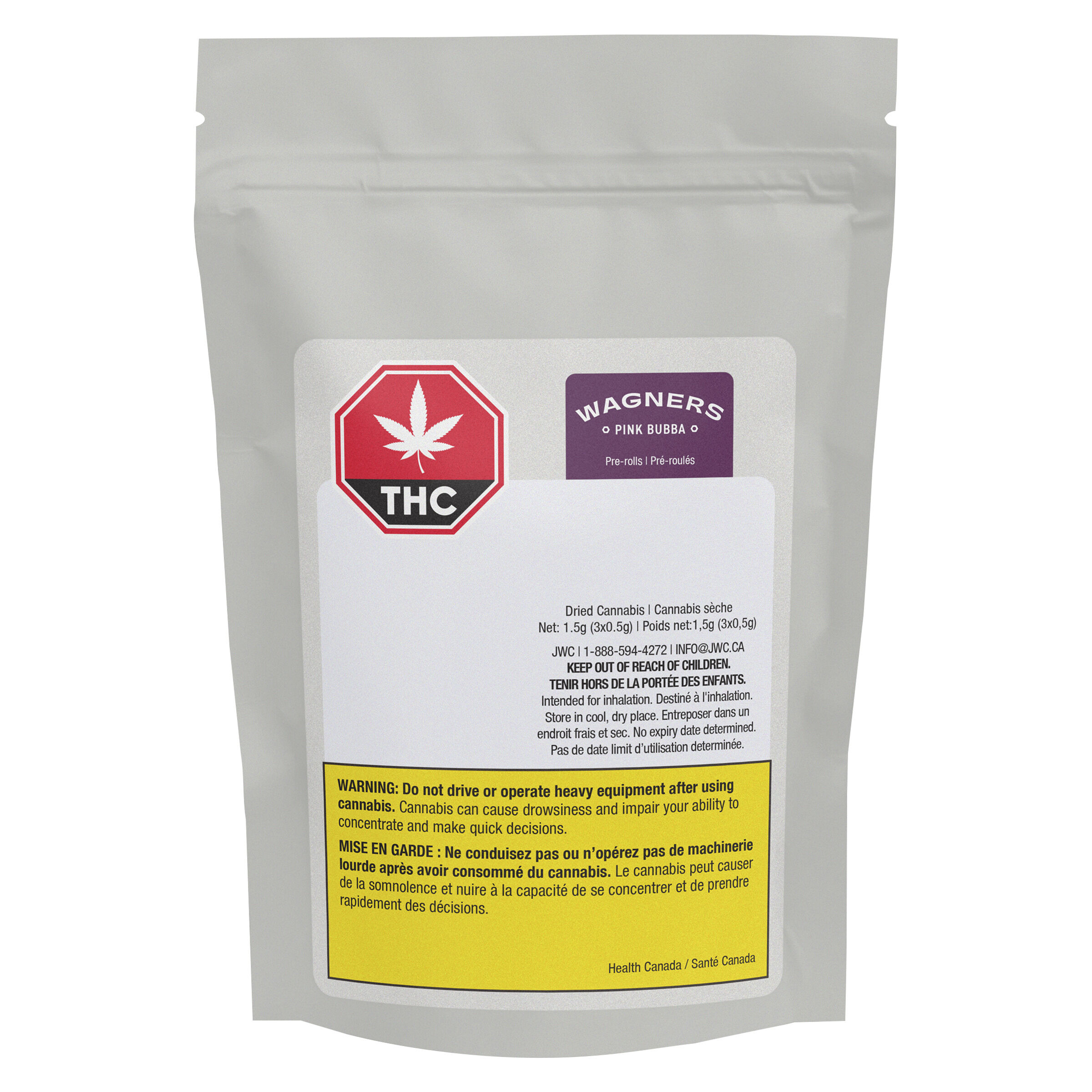 WAGNERS - Pink Bubba Pre-Rolls / - Pink Bubba Pre-Rolls 3x0.5g Pre-Rolls